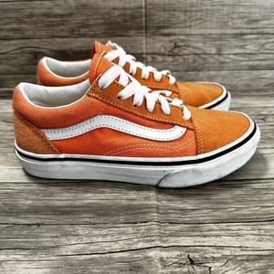 Vans Old Skool Kids Peach Low To Skate Sneaker Lace Up Shoe Youth Size 1